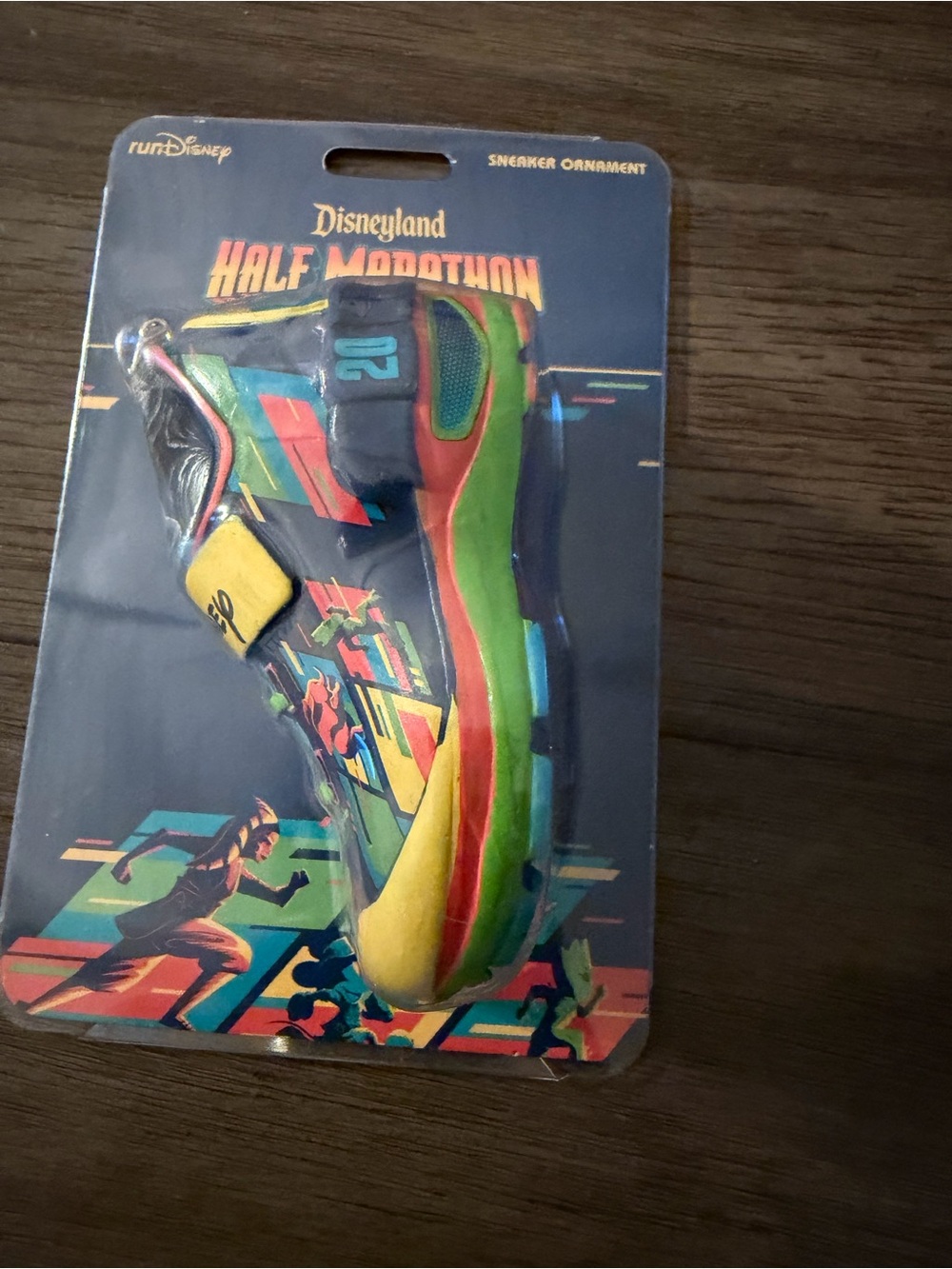 runDisney Disneyland Half Marathon Weekend 2025 Sneaker Ornament New‎